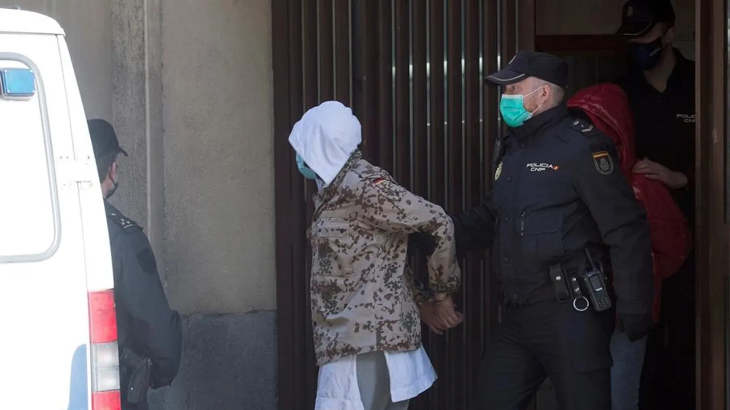 Rafael Amargo trasladado hasta los juzgados de Plaza de Castilla Rafael Amargo trasladado hasta los juzgados de Plaza de Castilla