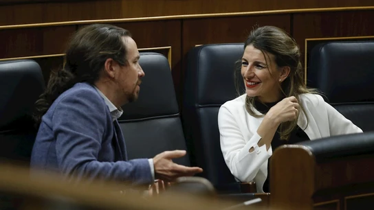 Pablo Iglesias y Yolanda Díaz, en una imagen de archivo Pablo Iglesias y Yolanda Díaz