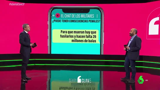 ¿Hay delito en el chat de los militares que piden fusilar a 26 millones de españoles? ¿Hay delito en el chat de los militares que piden fusilar a 26 millones de españoles?