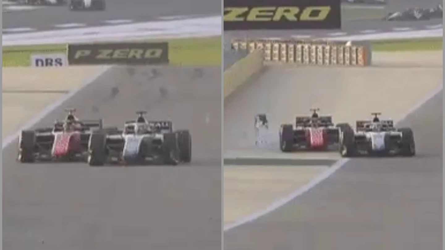 La maniobra de Mazepin en F2 La maniobra de Mazepin en F2