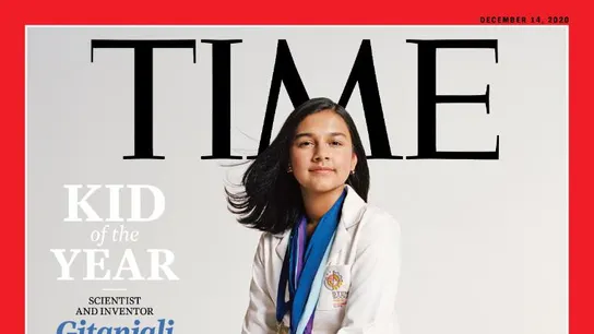 Gitanjali Rao, en la portada de la revista Time Gitanjali Rao, en la portada de la revista Time