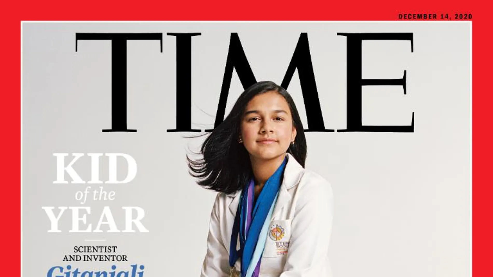 Gitanjali Rao, en la portada de la revista Time