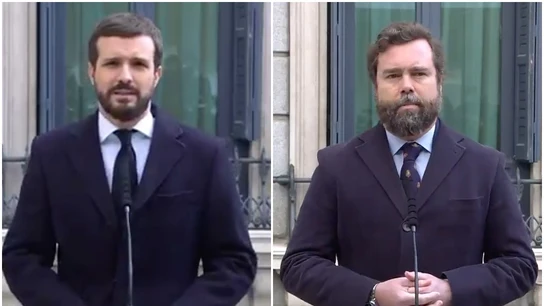 En la imagen, Pablo Casado e Iván Espinosa de los Monteros En la imagen, Pablo Casado e Iván Espinosa de los Monteros