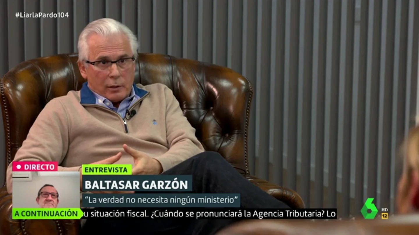 Baltasar Garzón en Liarla Pardo Baltasar Garzón en Liarla Pardo