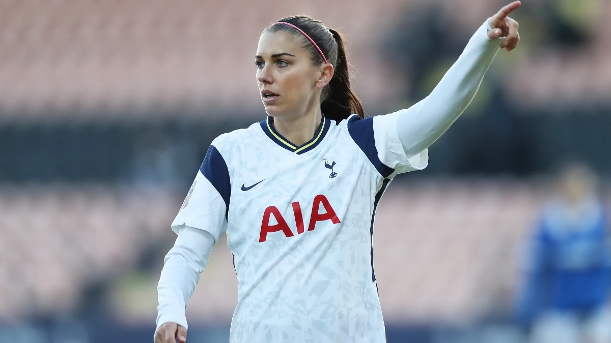 Alex Morgan, con el Tottenham