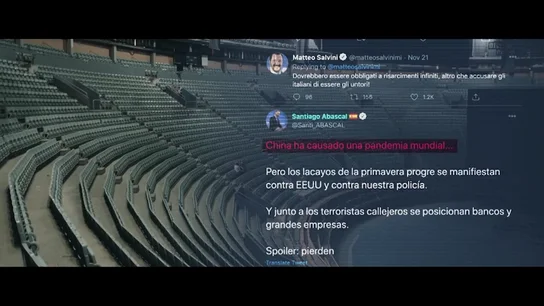 Los "patrones comunes" de Vox con Trump o Salvini: "Juntan la pandemia con el enemigo, los migrantes y extranjeros" Los "patrones comunes" de Vox con Trump o Salvini: "Juntan la pandemia con el enemigo, los migrantes y extranjeros"