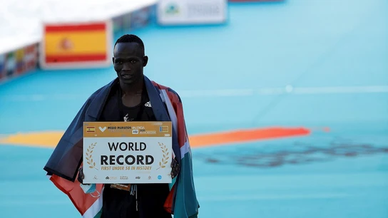 Kibiwott Kandie, récord del mundo Kibiwott Kandie, récord del mundo