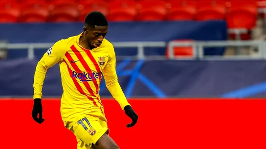 Dembélé, con el Barça Dembélé, con el Barça