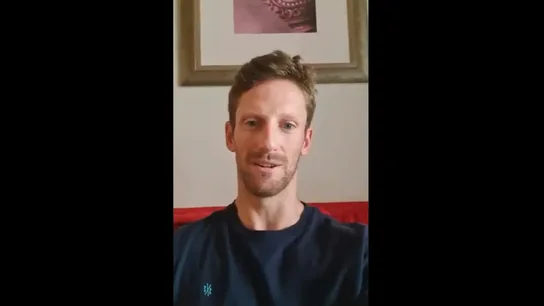 Nuevo mensaje de Grosjean tras su grave accidente Nuevo mensaje de Grosjean tras su grave accidente