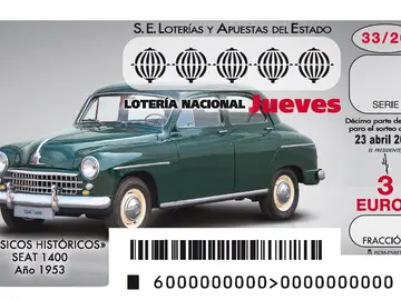 Estos décimos se convertirán así en una pieza de colección para los entusiastas Estos décimos se convertirán así en una pieza de colección para los entusiastas