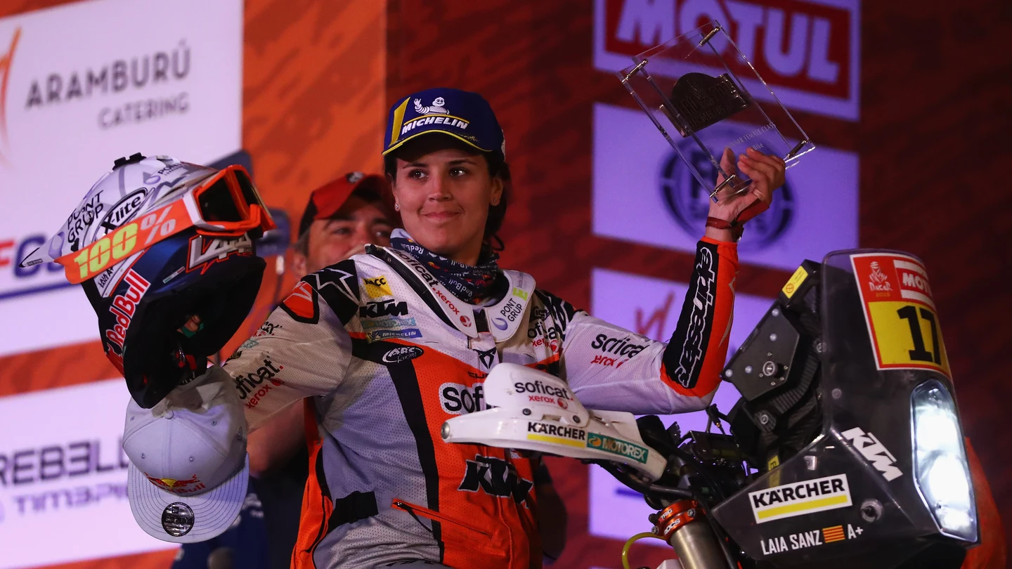 Laia Sanz, en el Dakar Laia Sanz, en el Dakar