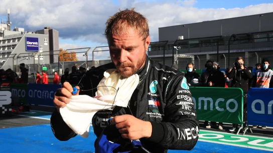 Valtteri Bottas, tras una carrera Valtteri Bottas, tras una carrera
