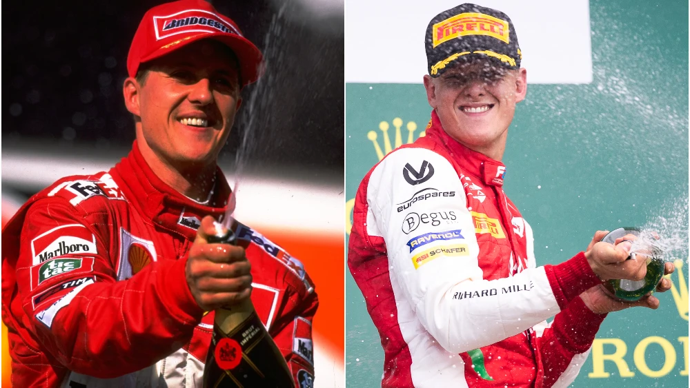 Michael Schumacher y Mick