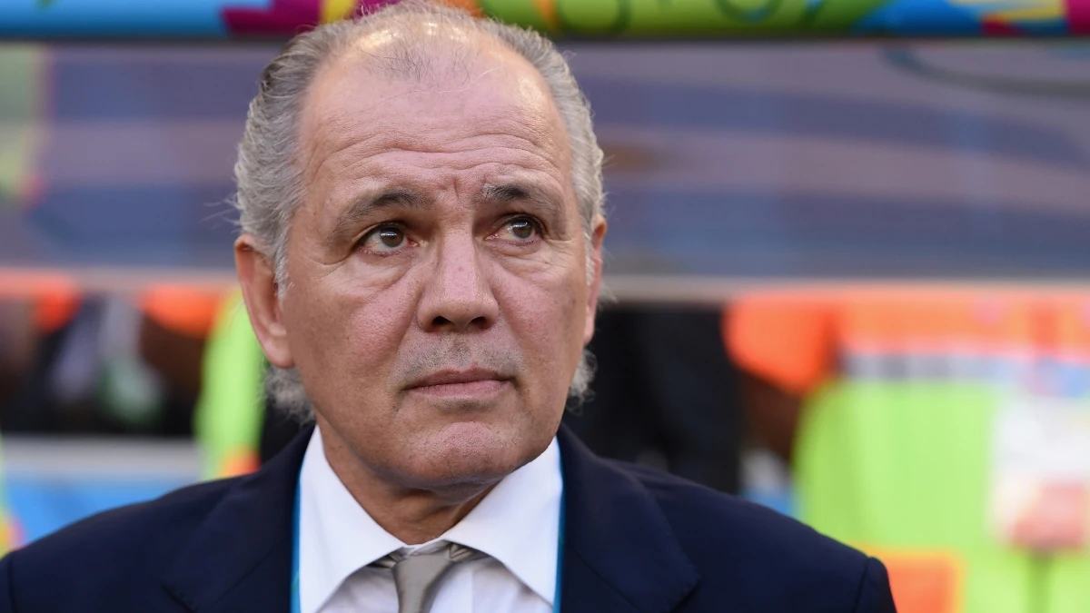 Alejandro Sabella, durante el Mundial 2014