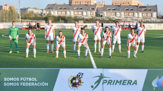 El Rayo Vallecano Femenino en el partido ante el Betis El Rayo Vallecano Femenino en el partido ante el Betis