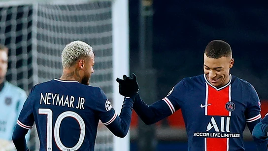Neymar y Mbappé Neymar y Mbappé