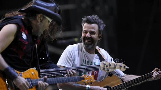 Pau Donés durante una actuación Pau Donés durante una actuación