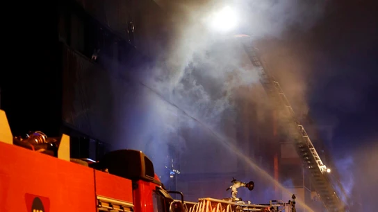 Incendo en una nave de Barcelona Incendo en una nave de Barcelona