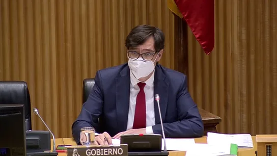 Salvador Illa, ante la Comisión de Sanidad del Congreso Salvador Illa, ante la Comisión de Sanidad del Congreso