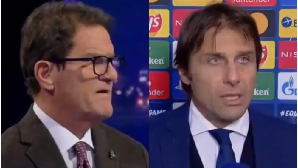 Fabio Capello y Antonio Conte