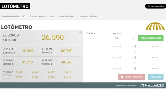 Cómo comprobar todos tus décimos de Lotería de Navidad 2020: así funciona el Lotómetro de laSexta Lotómetro de la Lotería de Navidad de laSexta