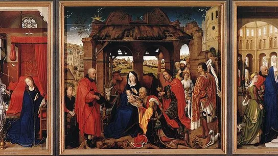 Tríptico del altar de Santa Columba Tríptico del altar de Santa Columba