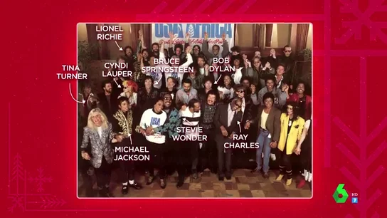Michael Jackson, Tina Turner, Bob Dylan... analizamos la foto del primer himno solidario: 'We are the world' Michael Jackson, Tina Turner, Bob Dylan... analizamos la foto del primer himno solidario: 'We are the world'