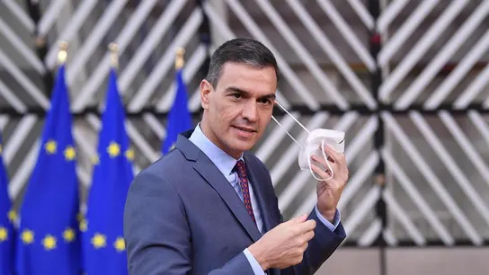 El presidente del Gobierno, Pedro Sánchez, a su llegada a la cumbre europea El presidente del Gobierno, Pedro Sánchez, a su llegada a la cumbre europea