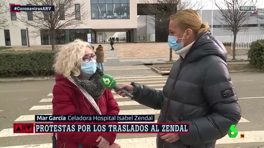 Mar, celadora del Hospital Isabel Zendal Mar, celadora del Hospital Isabel Zendal