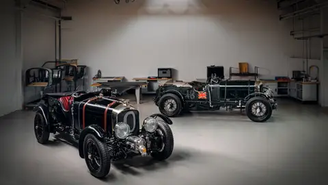 El coche se ha diseñado a través de los dibujos originales del Blower Bentley Blower Continuation Series