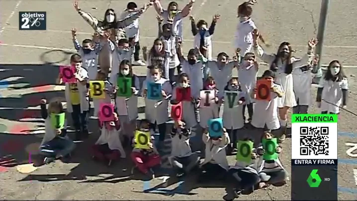 Los mejores embajadores del 'Objetivo 2%': así defienden los alumnos del colegio Torre de Paterna la inversión en ciencia