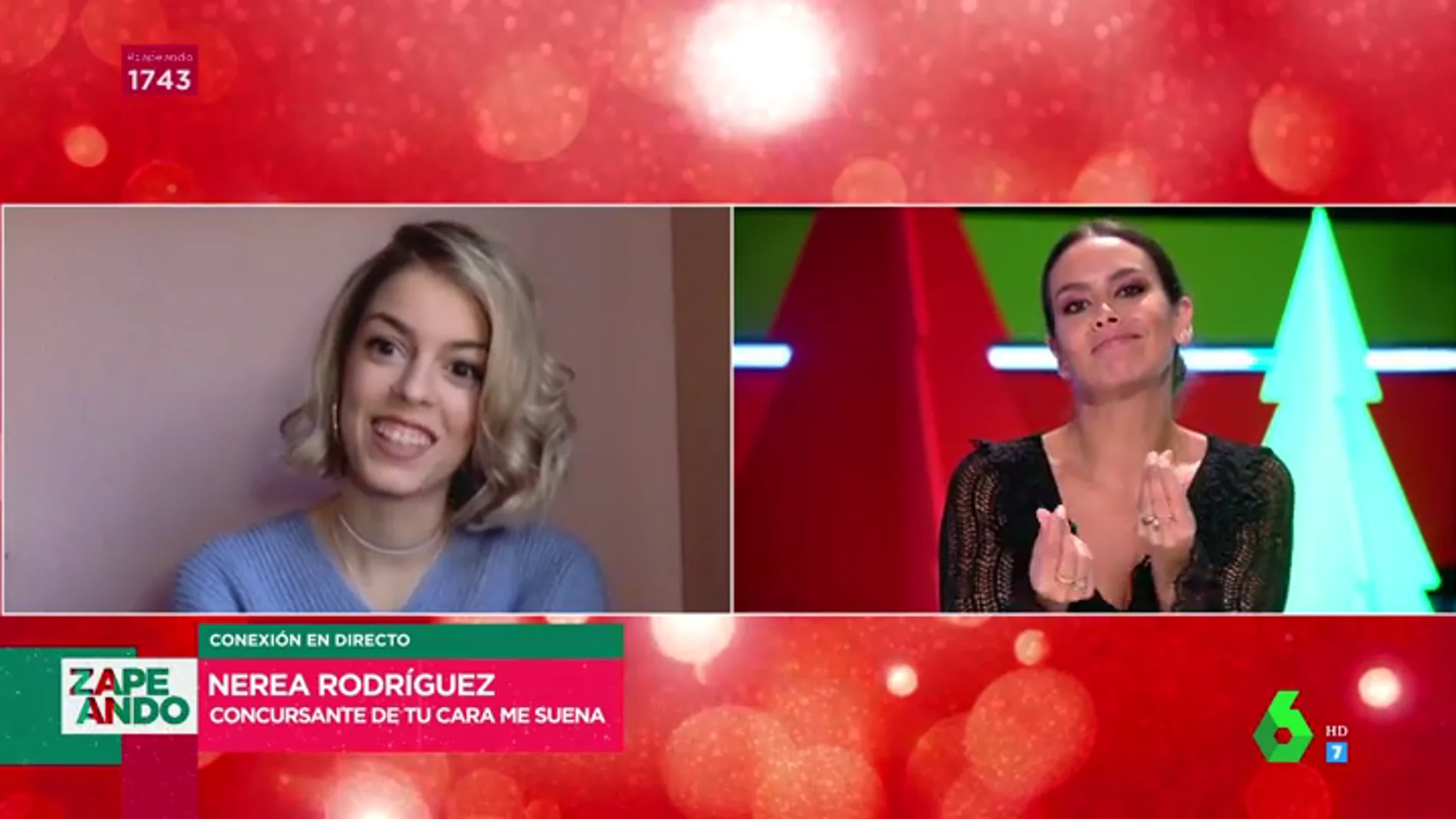 Nerea Rodríguez canta en Zapeando el hit de Miley Cyrus que interpretará en 'Tu cara me suena' este domingo 