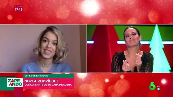 Nerea Rodríguez canta en Zapeando el hit de Miley Cyrus que interpretará en 'Tu cara me suena' este domingo 