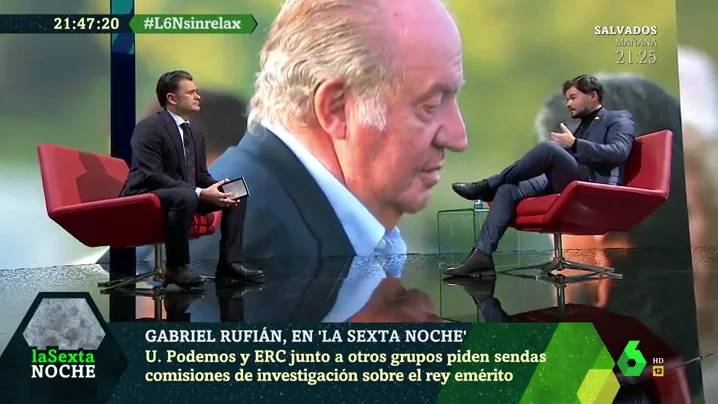 Gabriel Rufián en laSexta Noche