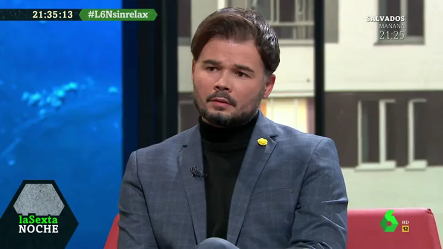 Gabriel Rufián en laSexta Noche Gabriel Rufián en laSexta Noche