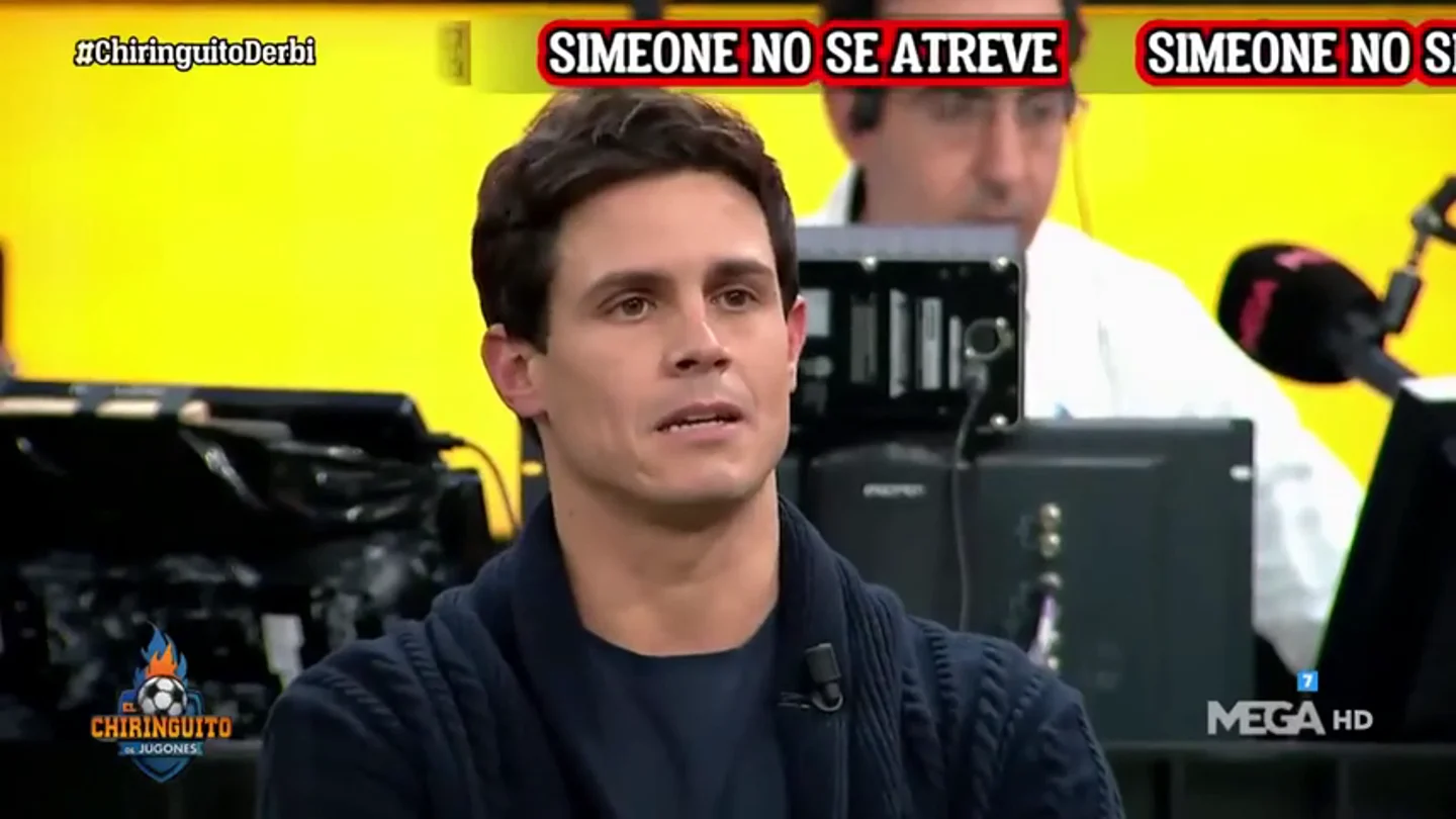 Edu Aguirre, durísimo con Diego Simeone en 'El Chiringuito': "Ve al Real Madrid y tiene pánico" Edu Aguirre, durísimo con Diego Simeone en 'El Chiringuito': "Ve al Real Madrid y tiene pánico"