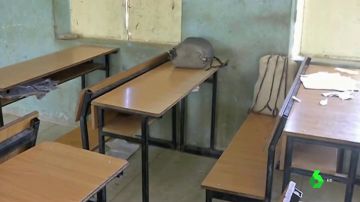 Imagen de una clase de una escuela de Nigeria