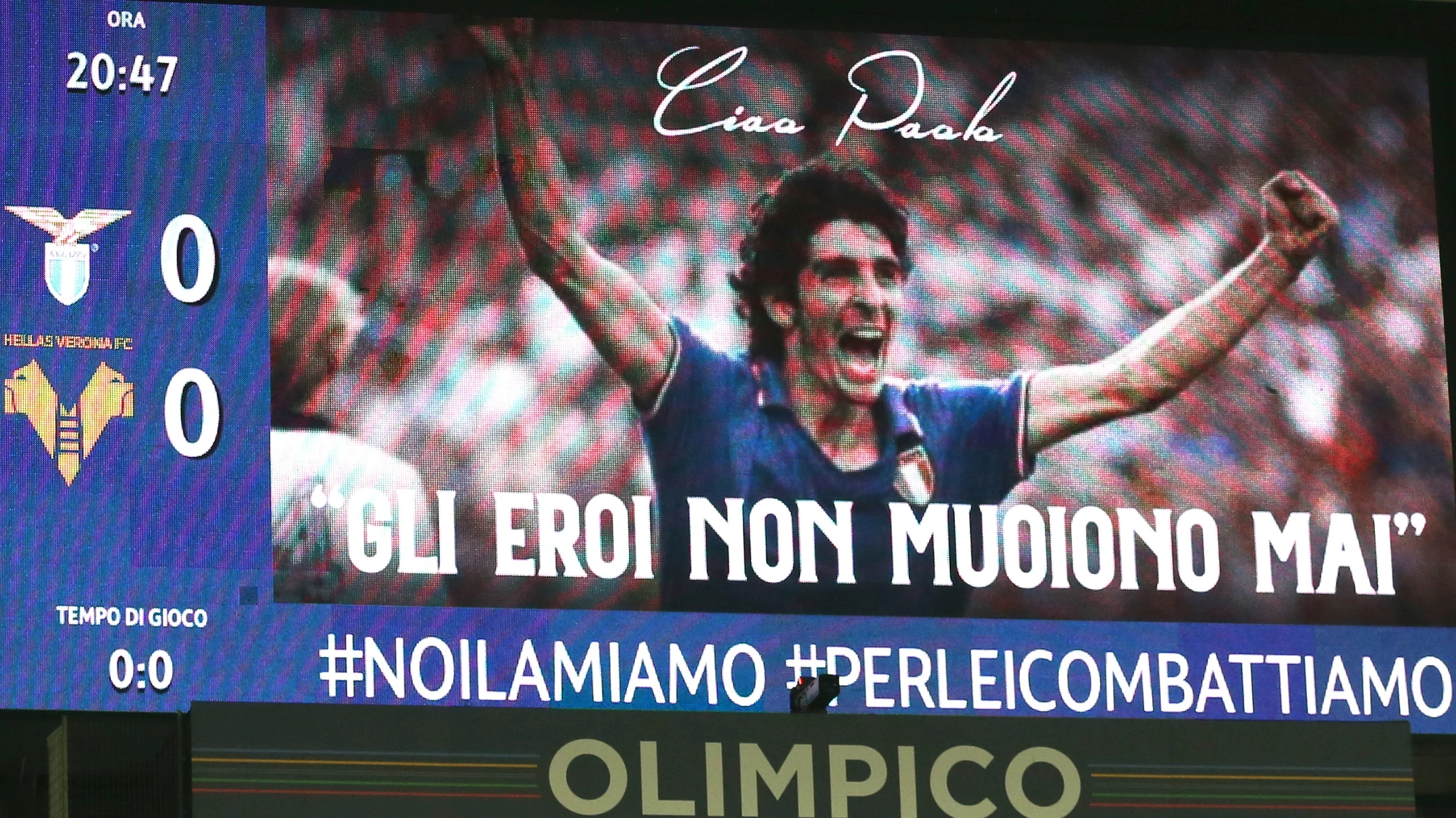 Homenaje en la Serie A a Paolo Rossi