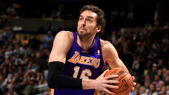 Pau Gasol, con los Lakers