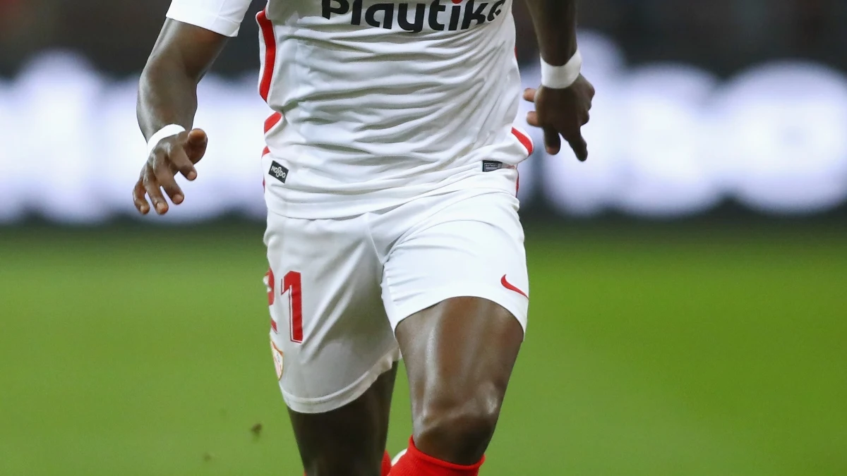 Quincy Promes, en un partido con el Sevilla