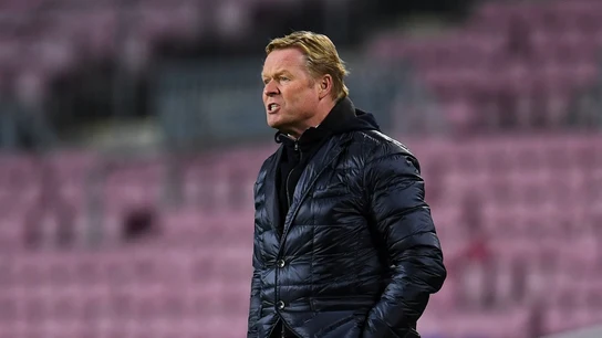 Ronald Koeman, enfadado Ronald Koeman, enfadado