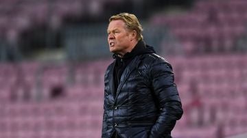 Ronald Koeman, enfadado