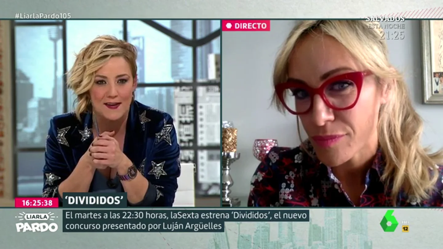 Luján Argüelles charla con Cristina Pardo Luján Argüelles charla con Cristina Pardo