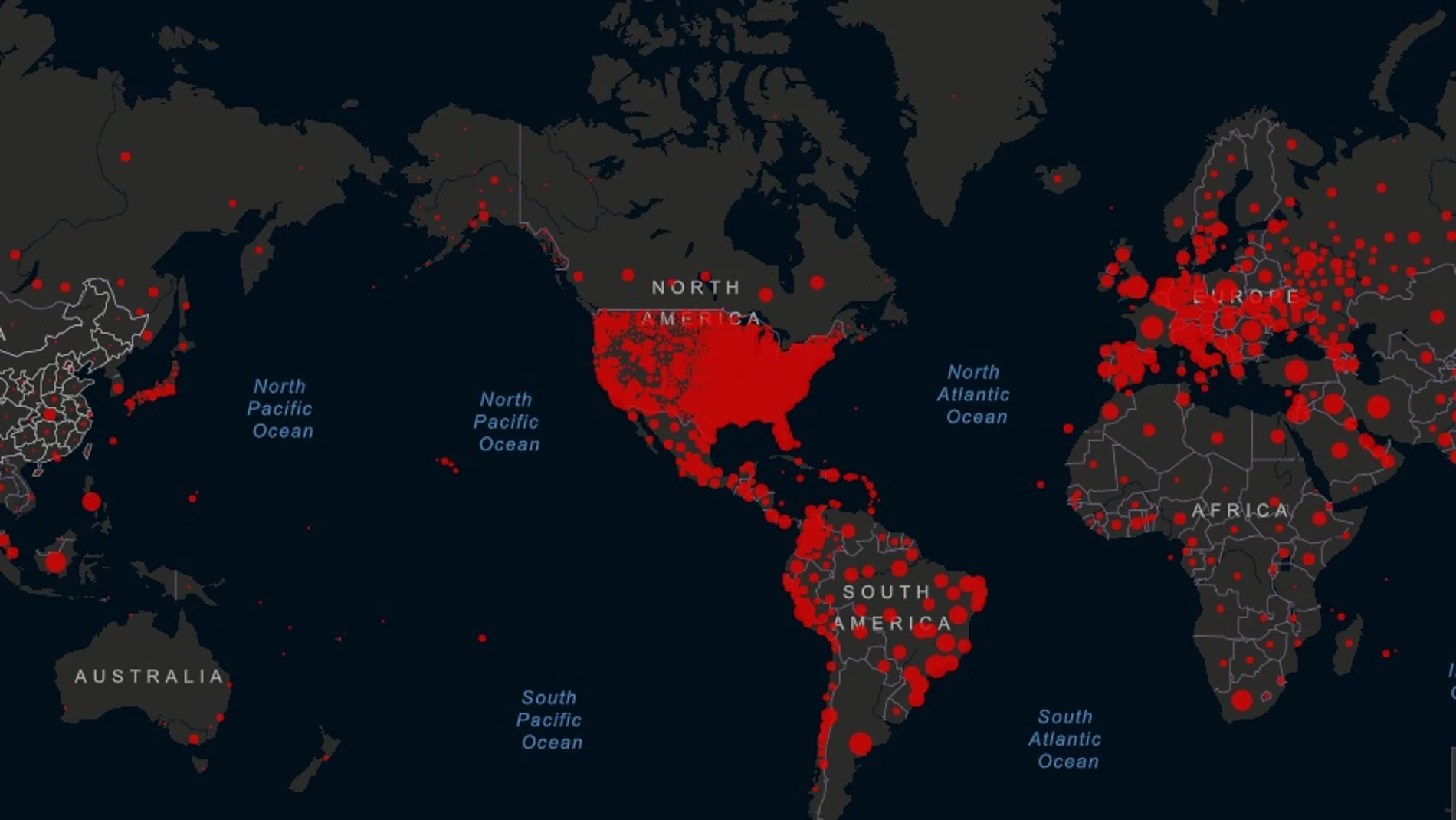 Pandemia de coronavirus en todo el planeta
