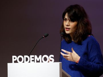 La portavoz de Podemos, Isa Serra