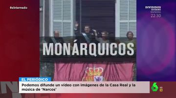 La reacción de Wyoming al ver el polémico vídeo de Podemos en el que equipara a la familia real con 'Narcos'