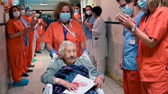 Elena, la anciana de 104 que ha superado la COVID-19 Elena, la anciana de 104 que ha superado la COVID-19