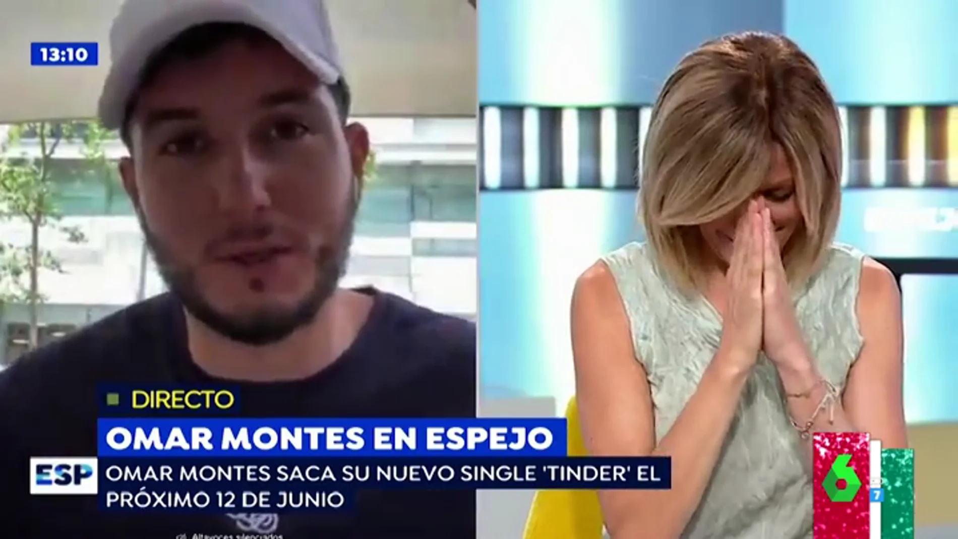 Las muestras de amor de Omar Montes a Susana Grisso que sonrojan a la periodista en directo
