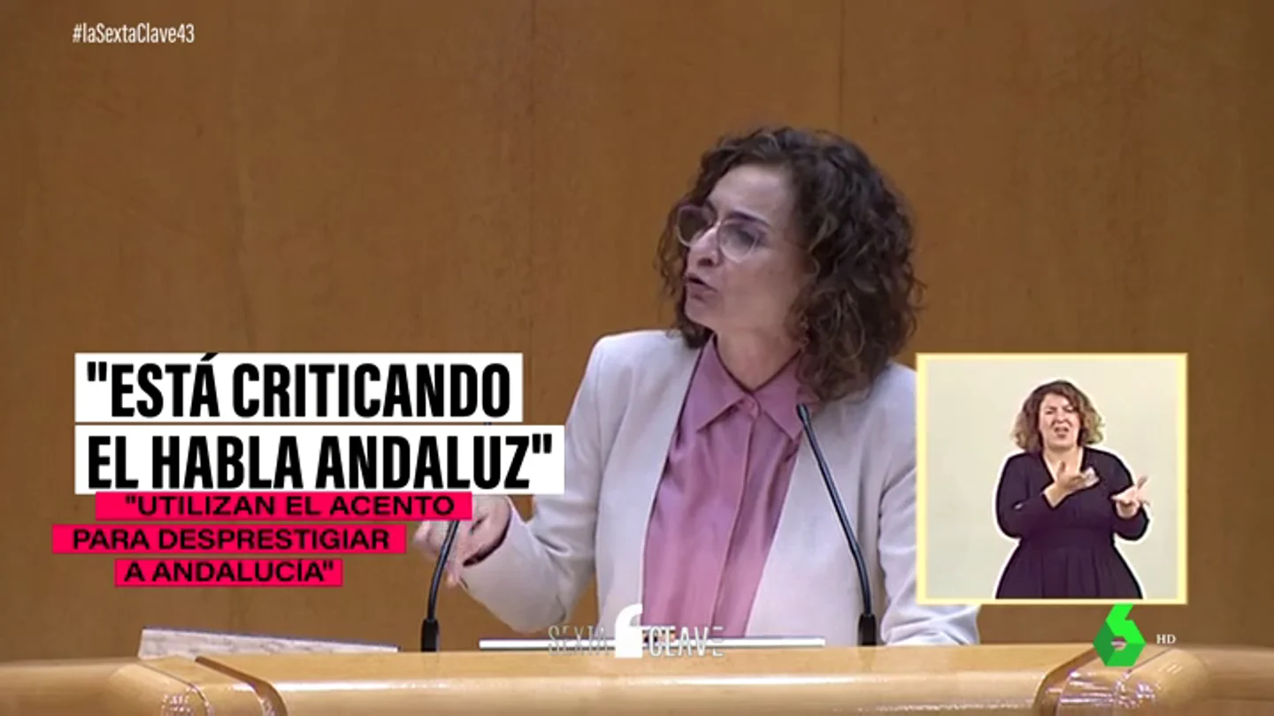 Montero estalla contra Maroto al pronunciar su "frase célebre" con la palabra 'chiqui': "Está criticando el habla de Andalucía" Montero estalla contra Maroto al pronunciar su "frase célebre" con la palabra 'chiqui': "Está criticando el habla de Andalucía"