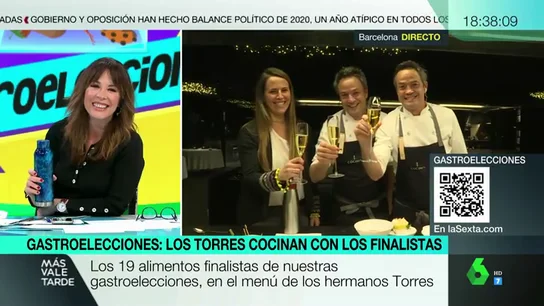 Gastroelecciones: este es el menú de los hermanos Torres preparado con los mejores productos de España Gastroelecciones: este es el menú de los hermanos Torres preparado con los mejores productos de España